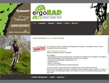 Tablet Screenshot of ergorad.de